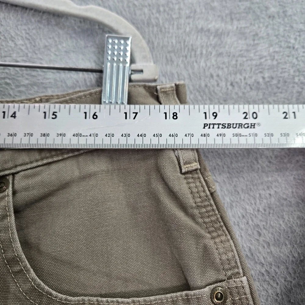Carhartt Men Pants 38x30 Brown Carpenter Straight Loose‎ Fit High Rise Pockets